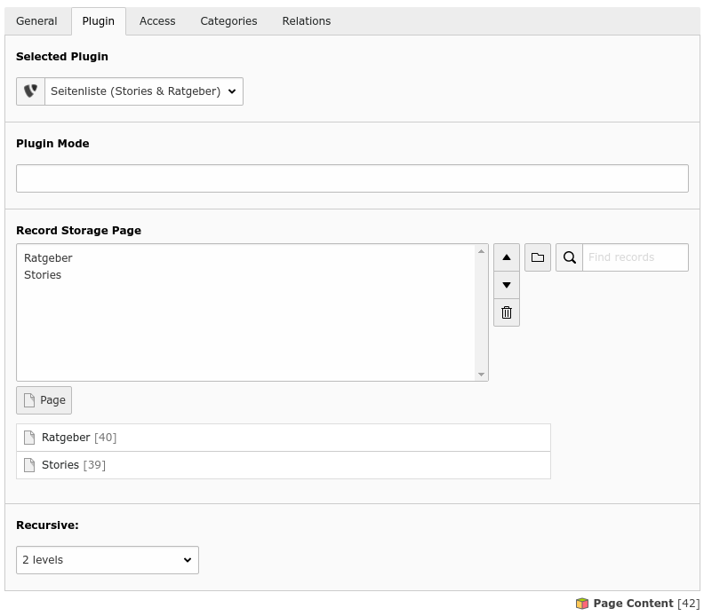 magic output place TYPO3: Read plugin "Record Storage Page" plugin setting in extbase  controller - p.cweiske.de